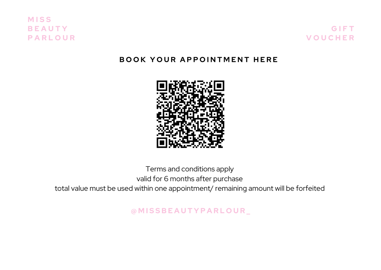 GIFT VOUCHER